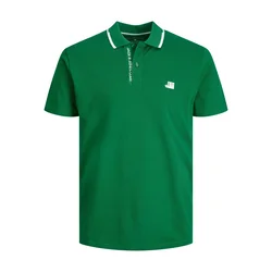 JACK & JONES Majica JCOLogan zelena/bela