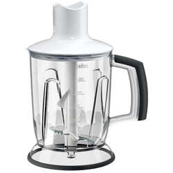 Chopper for hand blender, EasyClick system, 1.25L, White - Braun
