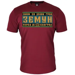 011Shop Muška majica kratkih rukava, Zemun, Bordo