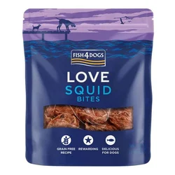 Fish4Dogs Love čips iz lignjevega mesa - 80 g