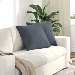 Jastučići za sofu 2 pcs Tamno siva 50 x 50 cm Kordura tekstil