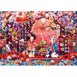 Schmidt - Puzzle Japonska čajna slovesnost - 500 kosov