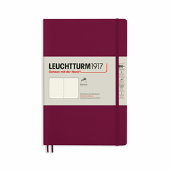 LEUCHTTURM1917 Mala bilježnica LEUCHTTURM1917 Paperback Softcover Notebook - B6+, meki povez, točkasti papir, 123 stranice - Port Red
