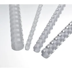 Plastične hrbtne strani 14 mm, bele barve