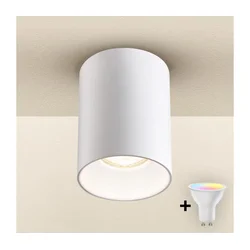 BRILAGI - LED RGBW prigušiva spot svetiljka TRINE 1xGU10/4,8W/230V bela