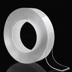 Dvostrano lepljiva traka Nano Tape, Providna, 3m