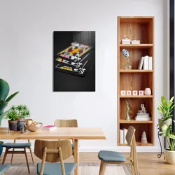 WALLXPERT Dekorativno farbanje kaljenog stakla 1183 50 x 70