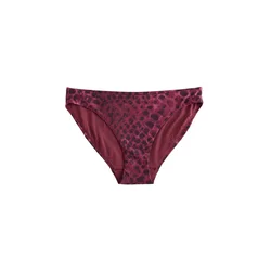 Next Bikini hlačke lila / jagoda / črna
