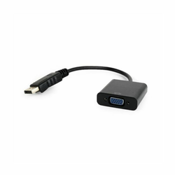 Gembird adapter za video kablove Displayport VGA Crno