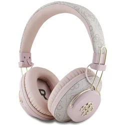 Slušalke Guess Headphones Bluetooth ENC Metal 4G Logo pink (GUBHS72P4FC4MP)