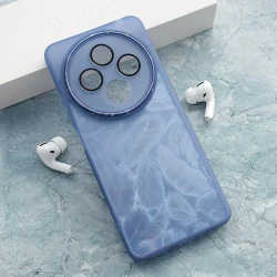 Maska za Xiaomi Redmi 14C/ A4 (2024) Glitter Feather plava