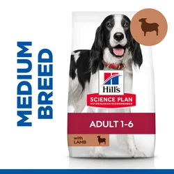 Hrana za Pse Hills Science Plan Medium Adult sa Jagnjetinom i Pirinčem 2,5 kg