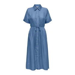 ONLY Dolga srajca ONLCHARIS moder denim