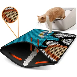 Aberto Design Prostorika za toalet za mačke Nrszn0236, 45 x 60 cm, Plava