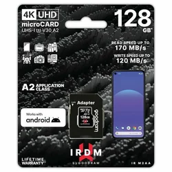 MojPlanet GOODRAM microSD 128GB 170MB/s IRDM M2A spominska kartica