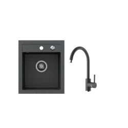 Sink solution Set PARMA (črna), (20511881)