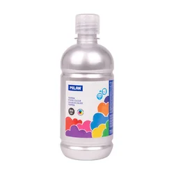 Tempera barva MILAN 500ml srebrna