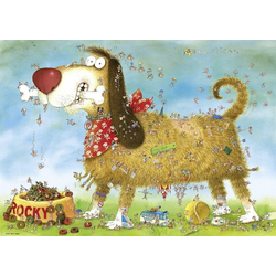HEYE Puzzle Triangle Degano Dogs Life 1000 delova 29491
