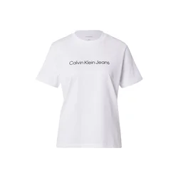 Calvin Klein Jeans Majica črna/bela