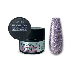 Extra Nail Gel za nokte Florida Glitter 2747, 5ml