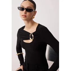 Trendyol Milla ženska bluza Twoaw26Bz00087, crna