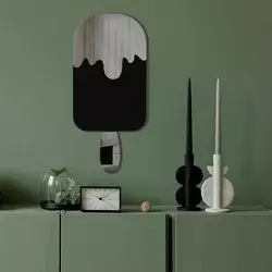 Wallity Ogledalo Ozgl518, 27x60 cm, Sivo