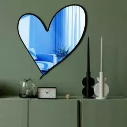 Wallity Ogledalo Ozgl517, 43x48 cm, Plavo