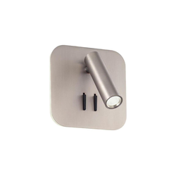 Redo 01-2978 - LED zidno svetlo QUDA LED/6W/230V + LED/3W CRI 90 hrom