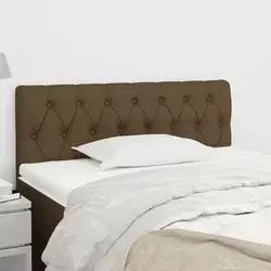 Vidaxl vidaXL Vzglavje postelje temno rjavo 90x7x78/88 cm blago