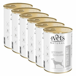4Vets Natural Veterinary Exclusive LOW STRESS 6x400 g