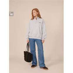 Sinsay - Wide leg farmerke sa prošivima - plavi džins