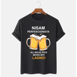 MAFIMI Majica Nisam Perfekcionista, Crna