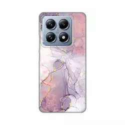 Maska za telefon Silikonska Print za Xiaomi 14T Pro Pink Marble