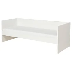 VIHALS Dnevna postelja+1 posteljni vložek, bela/Afjäll srednje čvrst, 80x200 cm