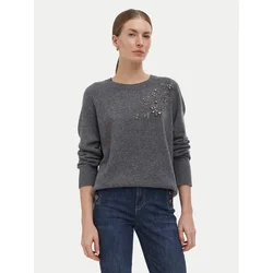 Liu Jo Pulover WF6371 MS009 Temno siva Regular Fit