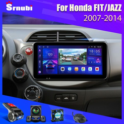 Srnubi 2Din 10.3” Android 11 Car Radio For HONDA FIT JAZZ 2007-2014 Multimedia Player GPS Navigation QLED Screen Carplay 4G DVD
