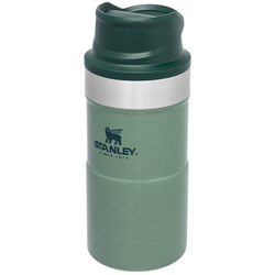 Stanley Classic Trigger Travel Mug 0,25L, Hammertone Zelena, Steklenica