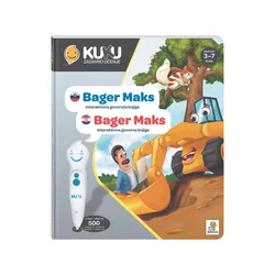KUKU interaktivna knjiga Bager Maks (brez pisala)