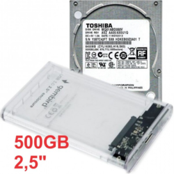 HDD 2.5 + USB 3.0 SATA eksterno kuciste 500GB MQ01ABD050V TOSHIBA EE2 U3S9 6 2249