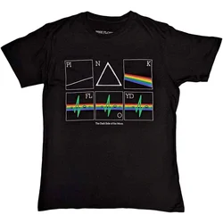 Pink Floyd Majica Prism Heart Beat Black L