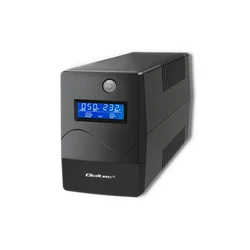 Qoltec Monolith Uređaj za neprekidno napajanje, 1000VA, 600W, LCD, USB, RJ45, Crni