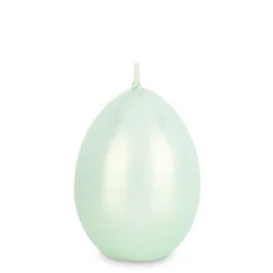Majhna jajčna sveča Opal Mint 9x6x6