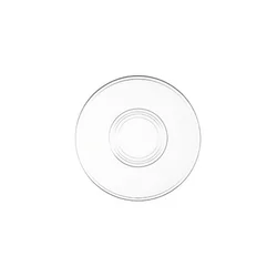 Indro saucer for cappuccino cup, made from glass, 15 cm - Borgonovo