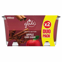 Dišeča sveča Apple Cozy Cider 2x129 g