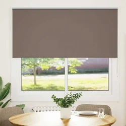 Rolo zavjesa za zamračivanje boje kave 165x130 cm Širina tkanine 161,6 cm Poliester