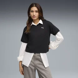 PUMA Class Relaxed Pinnacle Tee Women, Clothing, Black, M