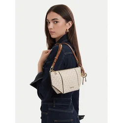 MICHAEL Michael Kors Ročna torba Sm Tz Xbody 32R6G9JC1B Écru