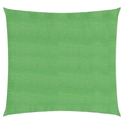 Vidaxl Senčno jadro 160 g/m2 svetlo zeleno 3x3 m HDPE
