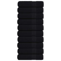 Ručnici za ruke FROGN 10 kom crni 50x100 cm 360 g/m2