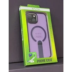iPhone 15 Bavitel MagSafe sa naslonom ljubičasta